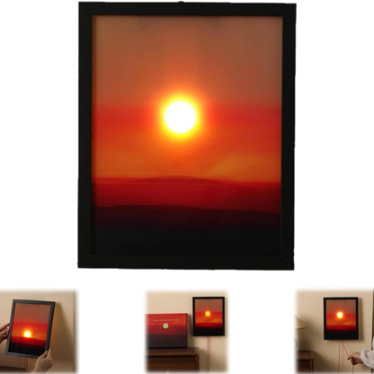 Sunset Light Frame – Modern LED Wall Art for Relaxing Spaces