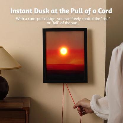 Sunset Light Frame – Modern LED Wall Art for Relaxing Spaces